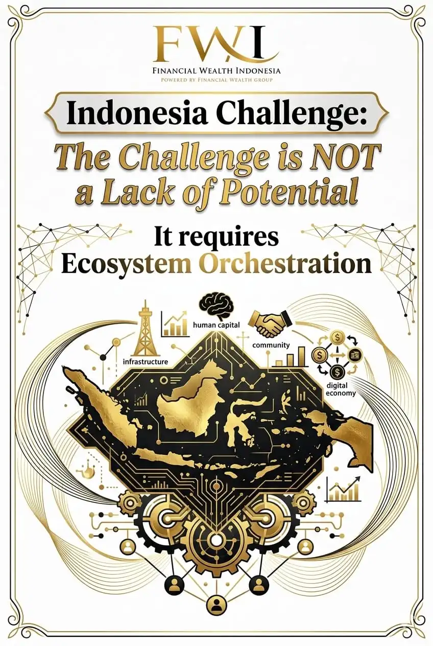 The Indonesia Challenge Illustration Map